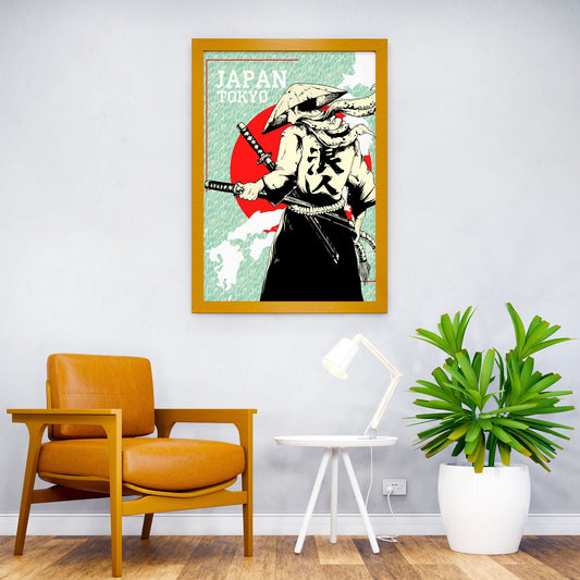 Tokyo Ronin Asian Style Poster | Wall Art for Home & Office | High-Quality Print - High-Quality Visual Display