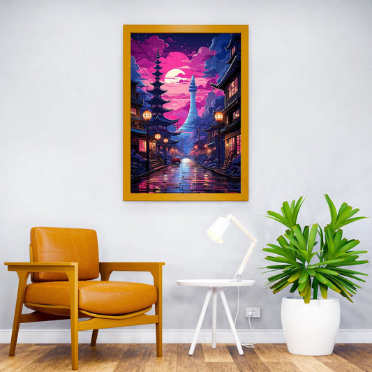 Tokyo Street Asian Style Poster | Wall Art for Home & Office | High-Quality Print - High-Quality Visual Display