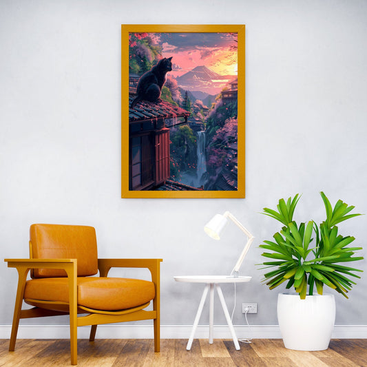Tokyo at Sunset Asian Style Poster | Wall Art for Home & Office | High-Quality Print - High-Quality Visual Display