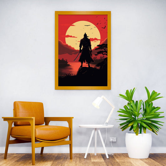 Top Samurai Warrior Asian Style Poster | Wall Art for Home & Office | High-Quality Print - High-Quality Visual Display