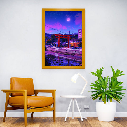 Torii Dream Alley Asian Style Poster | Wall Art for Home & Office | High-Quality Print - High-Quality Visual Display