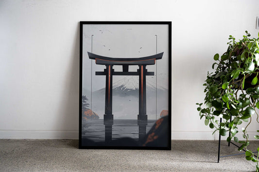 Torii Gate Japan aesthetic Asian Style Poster | Wall Art for Home & Office | High-Quality Print - High-Quality Visual Display