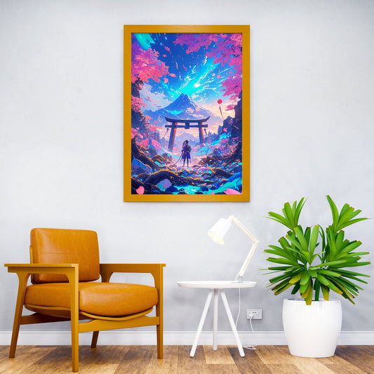Torii Gate Japan Asian Style Poster | Wall Art for Home & Office | High-Quality Print - High-Quality Visual Display