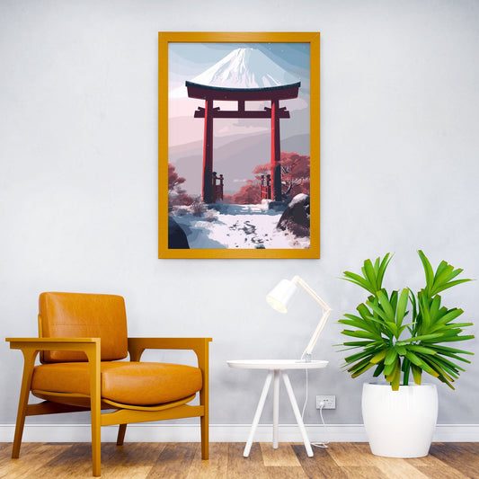 Torii Gate Asian Style Poster | Wall Art for Home & Office | High-Quality Print - High-Quality Visual Display