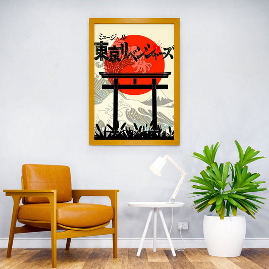 Torii Tokyo Asian Style Poster | Wall Art for Home & Office | High-Quality Print - High-Quality Visual Display