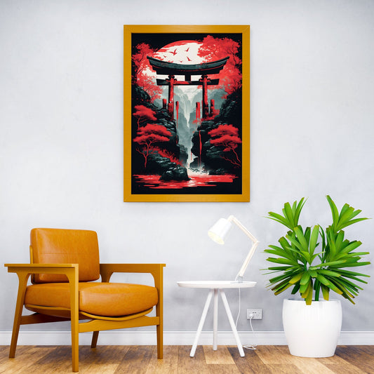 Torii gate 4 Asian Style Poster | Wall Art for Home & Office | High-Quality Print - High-Quality Visual Display