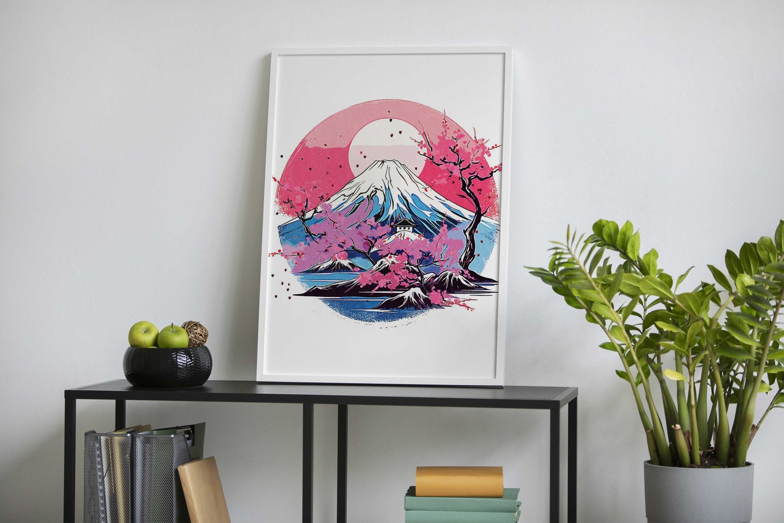 Traditional Mount Fuji Asian Style Poster | Wall Art for Home & Office | High-Quality Print - High-Quality Visual Display