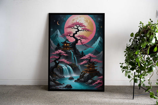 Traditional chinese Asian Style Poster | Wall Art for Home & Office | High-Quality Print - High-Quality Visual Display
