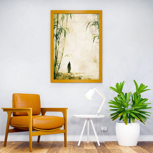 Tranquil Bamboo Vista Asian Style Poster | Wall Art for Home & Office | High-Quality Print - High-Quality Visual Display