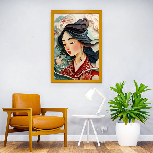 Tranquil Beauty Asian Style Poster | Wall Art for Home & Office | High-Quality Print - High-Quality Visual Display