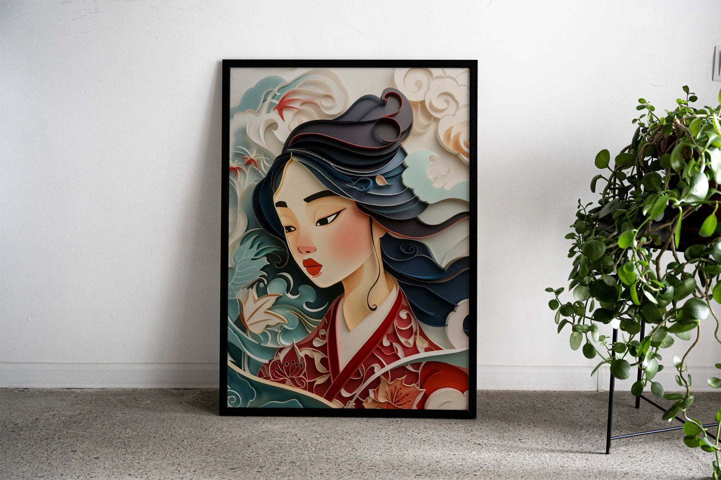 Tranquil Beauty Asian Style Poster | Wall Art for Home & Office | High-Quality Print - High-Quality Visual Display