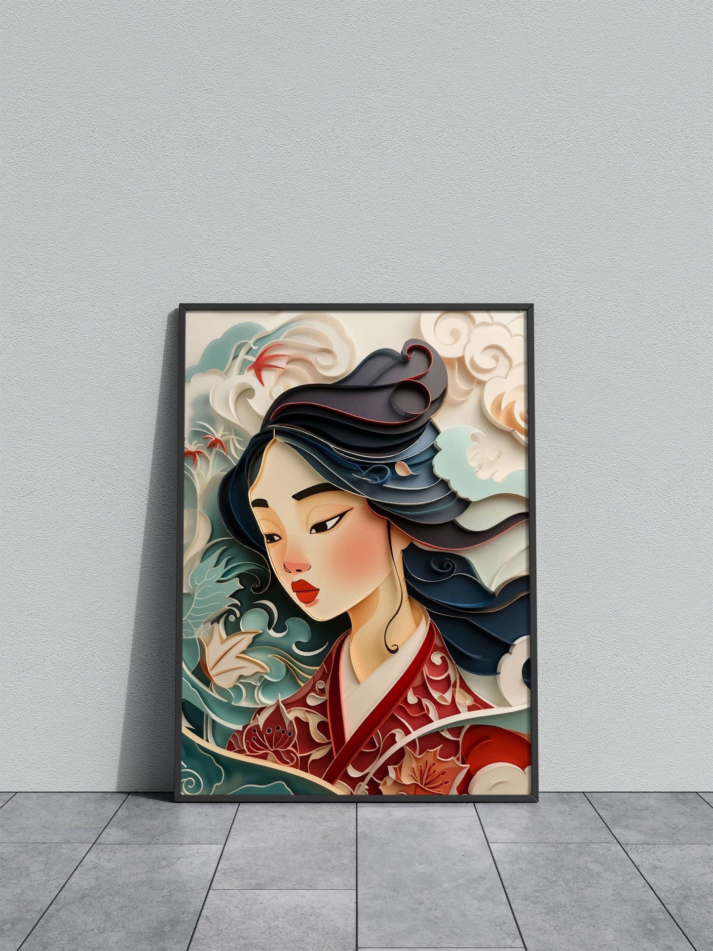 Tranquil Beauty Asian Style Poster | Wall Art for Home & Office | High-Quality Print - High-Quality Visual Display