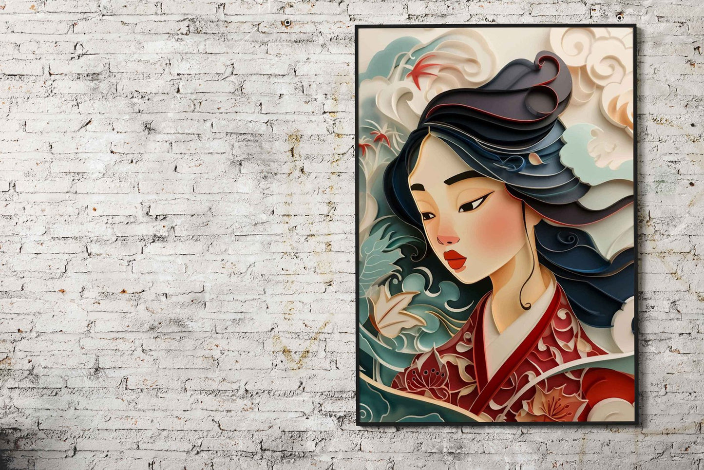 Tranquil Beauty Asian Style Poster | Wall Art for Home & Office | High-Quality Print - High-Quality Visual Display