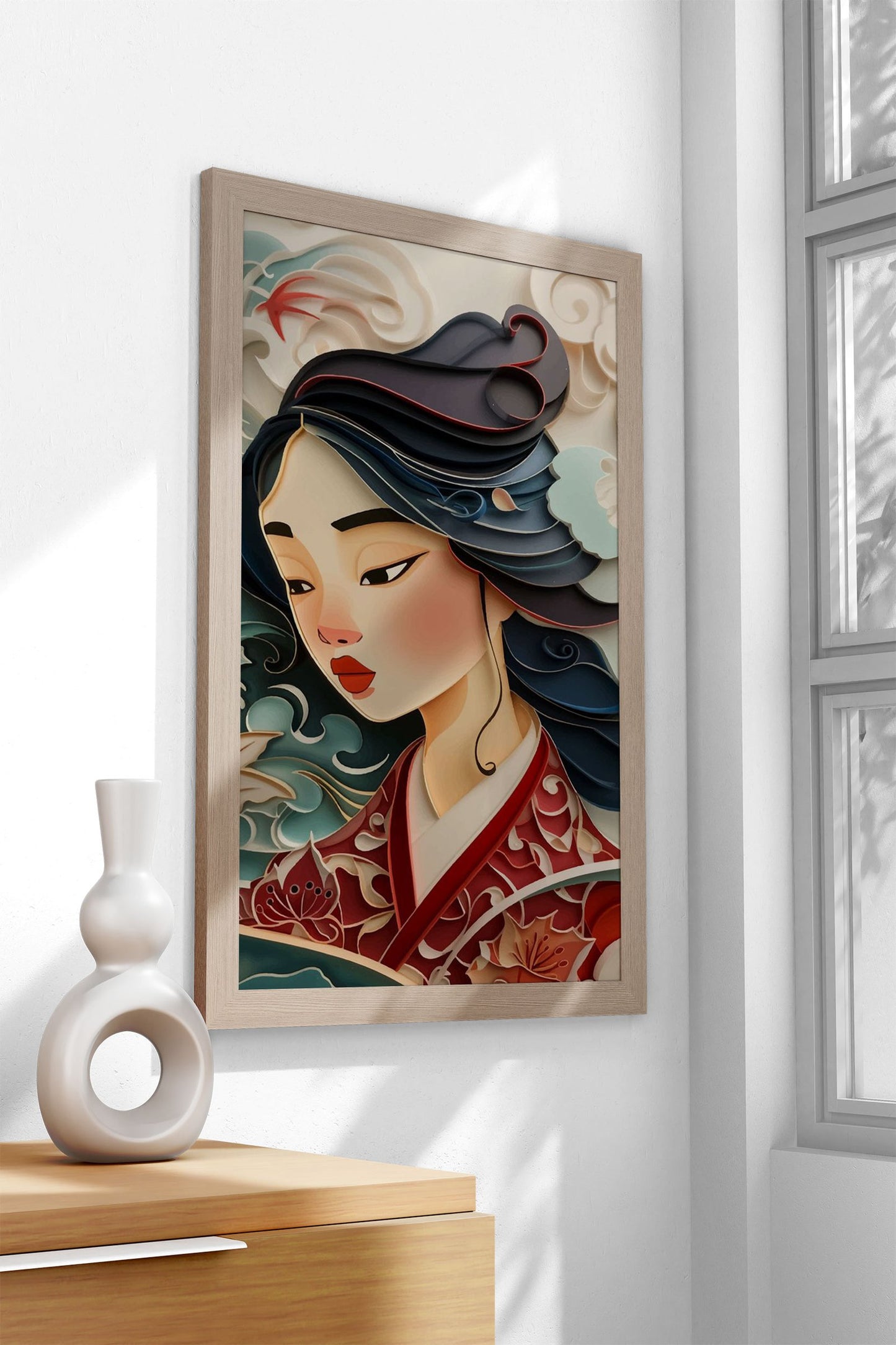 Tranquil Beauty Asian Style Poster | Wall Art for Home & Office | High-Quality Print - High-Quality Visual Display