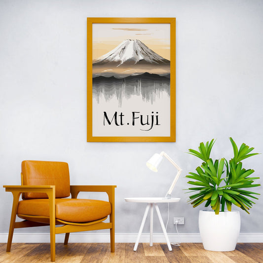 Tranquil Mt Fuji Japan Asian Style Poster | Wall Art for Home & Office | High-Quality Print - High-Quality Visual Display