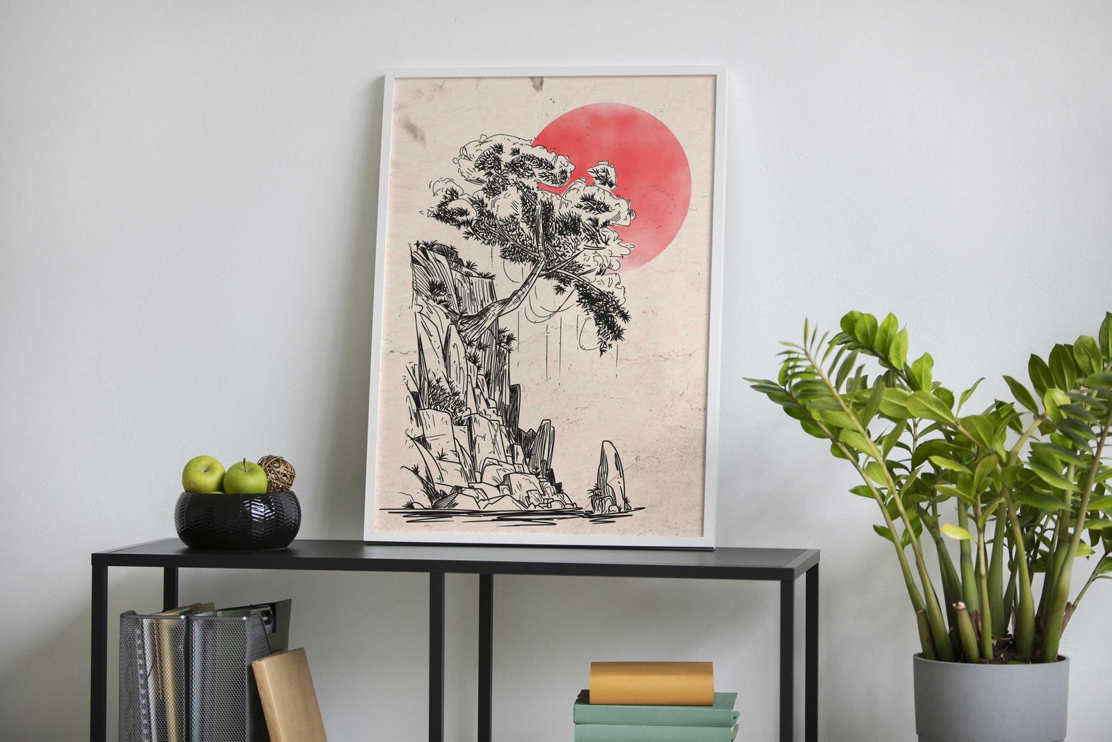 Trees Japanese Asian Style Poster | Wall Art for Home & Office | High-Quality Print - High-Quality Visual Display