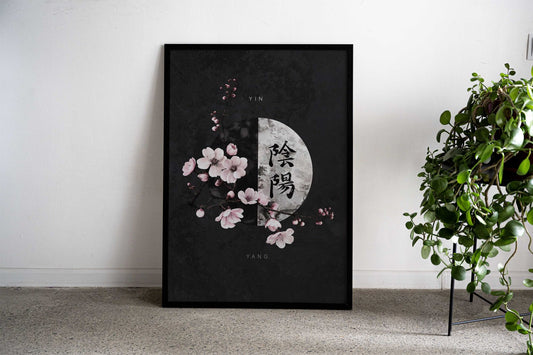 Trending Yin Yang Asian Style Poster | Wall Art for Home & Office | High-Quality Print - High-Quality Visual Display