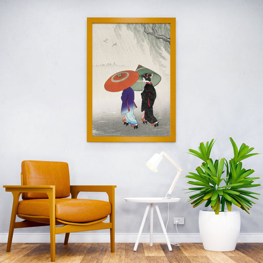 Two Women Asian Style Poster | Wall Art for Home & Office | High-Quality Print - High-Quality Visual Display