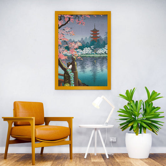 Ueno Park Asian Style Poster | Wall Art for Home & Office | High-Quality Print - High-Quality Visual Display