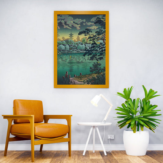 Ueno Shinobazu Pond Asian Style Poster | Wall Art for Home & Office | High-Quality Print - High-Quality Visual Display