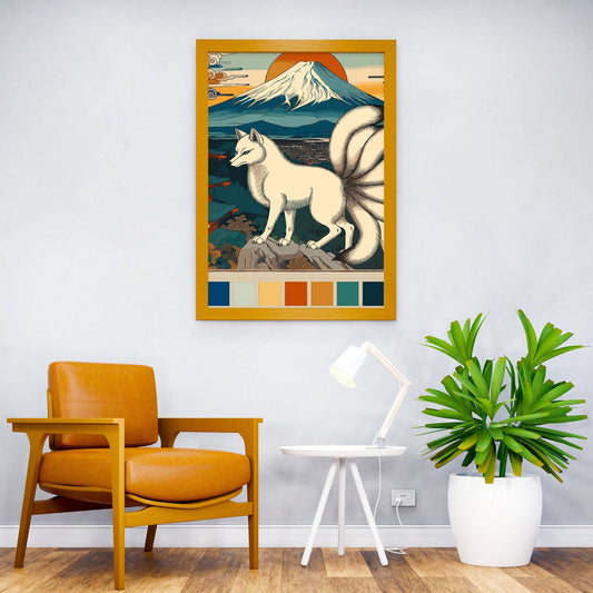 Ukiyo e Lake Kawaguchi Asian Style Poster | Wall Art for Home & Office | High-Quality Print - High-Quality Visual Display