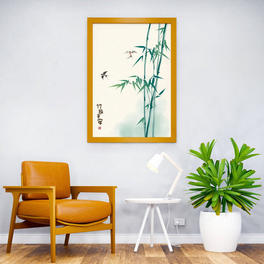 Ukiyo e Bamboo Asian Style Poster | Wall Art for Home & Office | High-Quality Print - High-Quality Visual Display