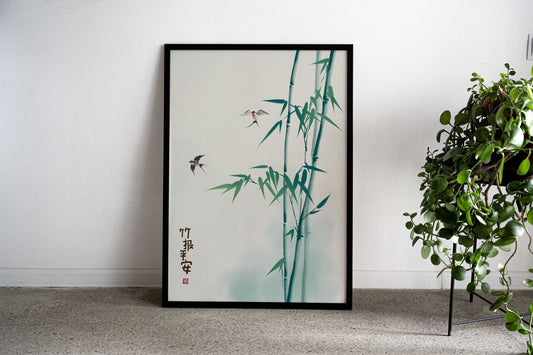 Ukiyo e Bamboo Asian Style Poster | Wall Art for Home & Office | High-Quality Print - High-Quality Visual Display