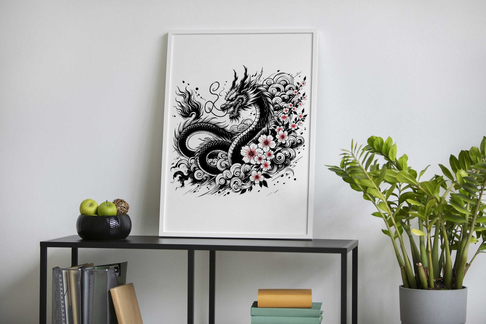 Ukiyo e Blue Mount Fuji Asian Style Poster | Wall Art for Home & Office | High-Quality Print - High-Quality Visual Display