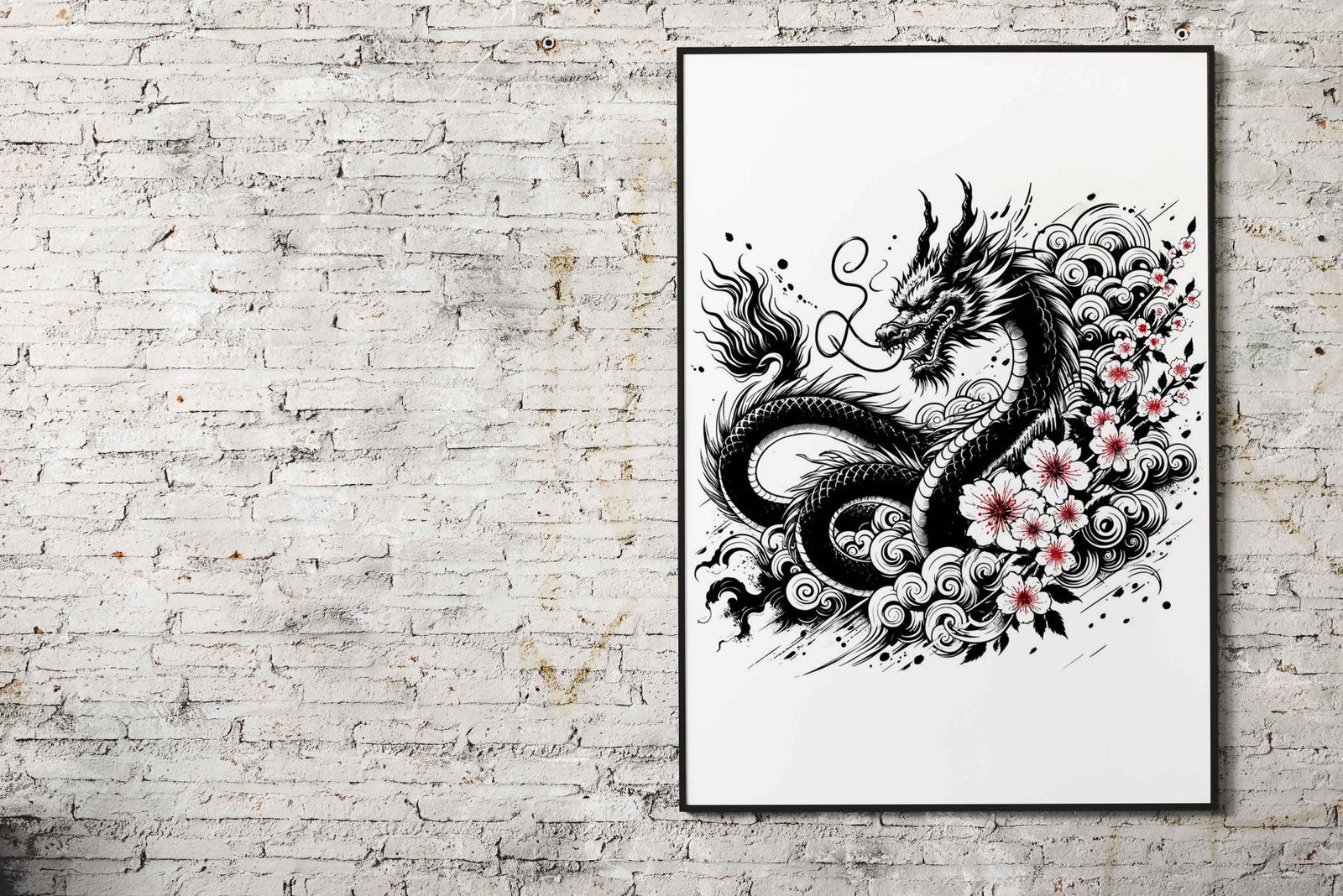 Ukiyo e Blue Mount Fuji Asian Style Poster | Wall Art for Home & Office | High-Quality Print - High-Quality Visual Display