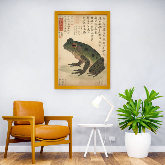 Ukiyo e Fuji Lake Yamanaka Asian Style Poster | Wall Art for Home & Office | High-Quality Print - High-Quality Visual Display