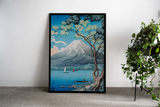 Ukiyo e Grumpy Frog Asian Style Poster | Wall Art for Home & Office | High-Quality Print - High-Quality Visual Display