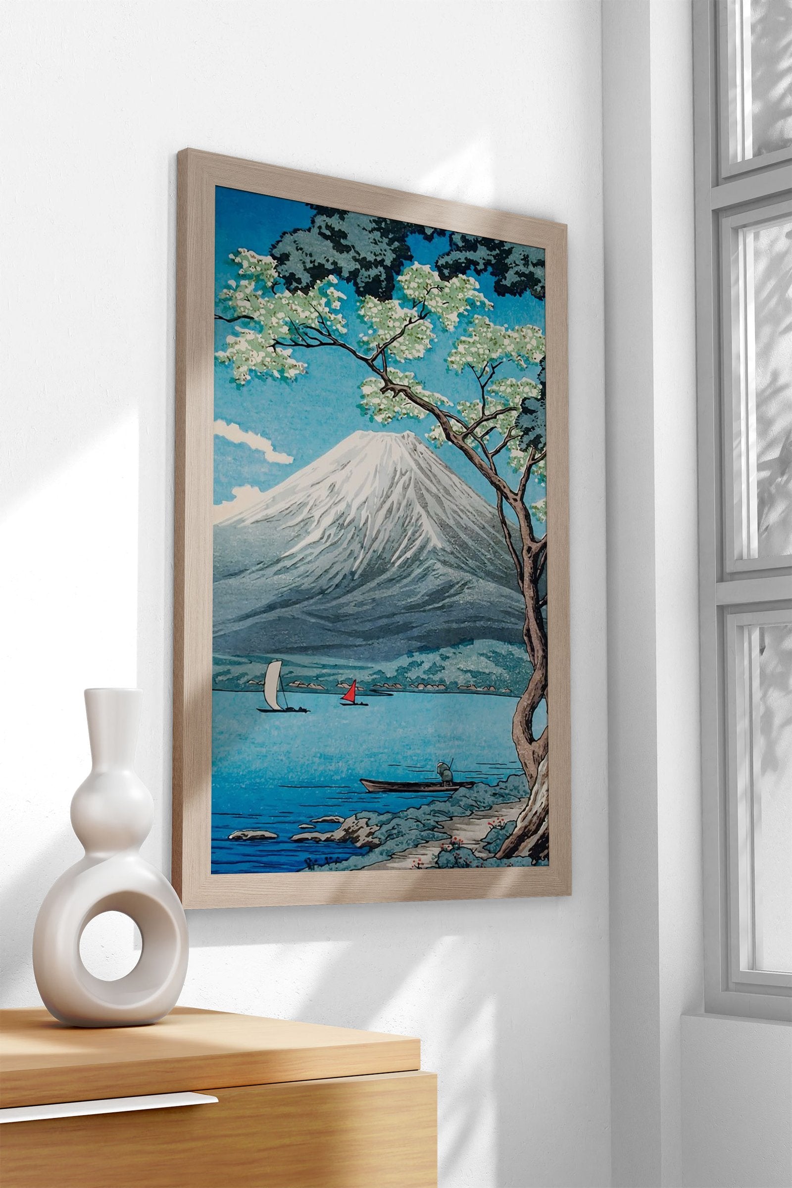 Ukiyo e Grumpy Frog Asian Style Poster | Wall Art for Home & Office | High-Quality Print - High-Quality Visual Display