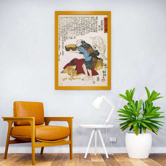 Ukiyo e Ushioda Masanojo Asian Style Poster | Wall Art for Home & Office | High-Quality Print - High-Quality Visual Display