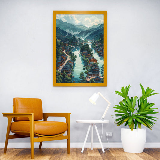 Ukiyo e Yazama Kihei Asian Style Poster | Wall Art for Home & Office | High-Quality Print - High-Quality Visual Display