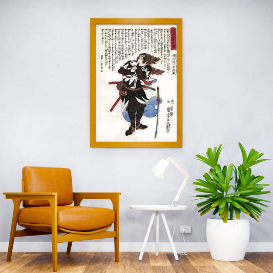 Ukiyo e Yoshida Chuzaemon Asian Style Poster | Wall Art for Home & Office | High-Quality Print - High-Quality Visual Display