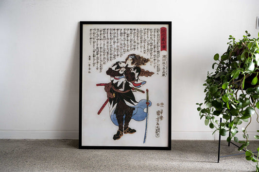Ukiyo e Yoshida Chuzaemon Asian Style Poster | Wall Art for Home & Office | High-Quality Print - High-Quality Visual Display