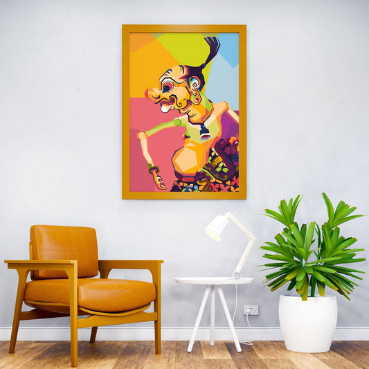 Unique Java WPAP Character Asian Style Poster | Wall Art for Home & Office | High-Quality Print - High-Quality Visual Display