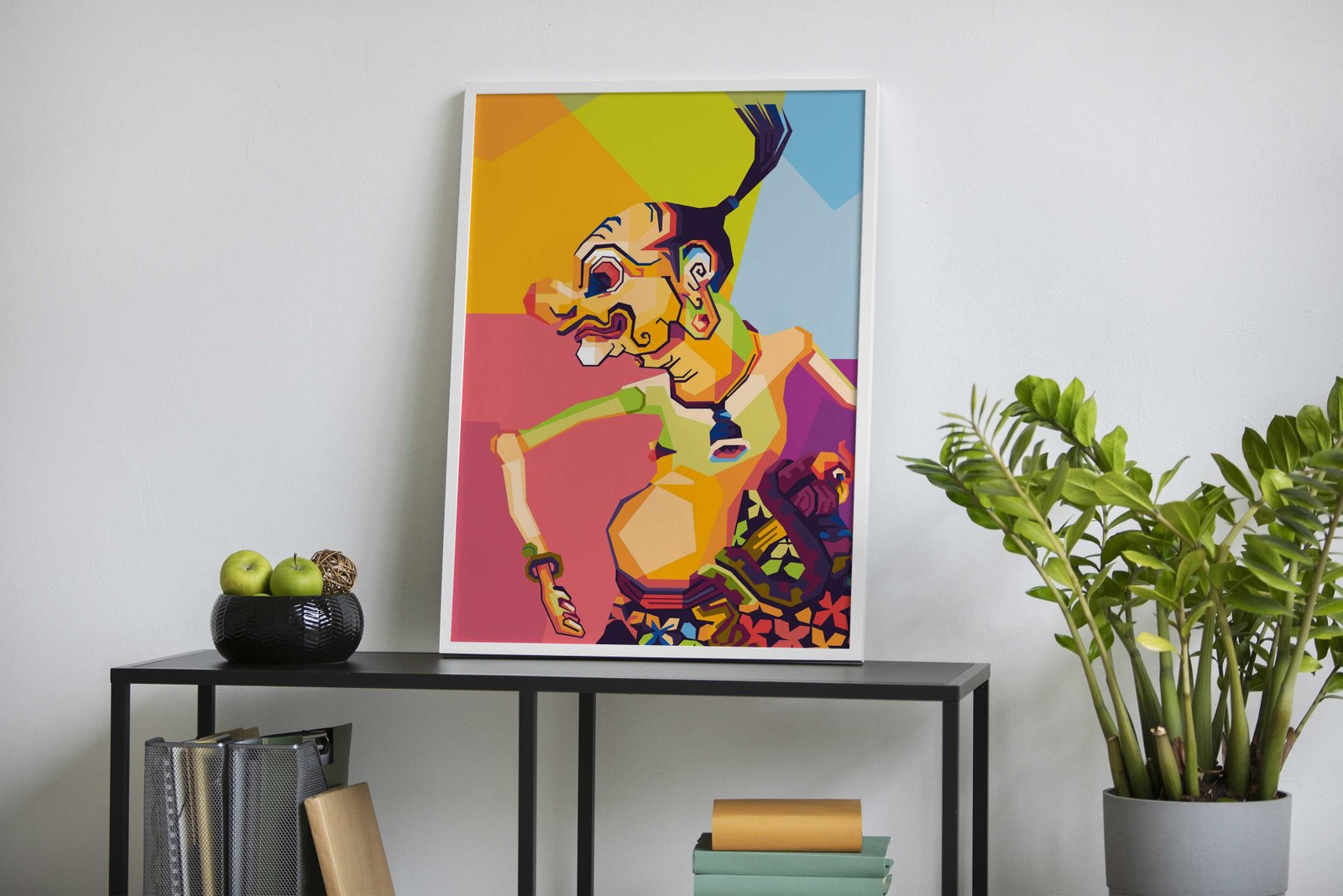Unique Java WPAP Character Asian Style Poster | Wall Art for Home & Office | High-Quality Print - High-Quality Visual Display