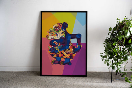 Unique Puppet Indonesia Asian Style Poster | Wall Art for Home & Office | High-Quality Print - High-Quality Visual Display
