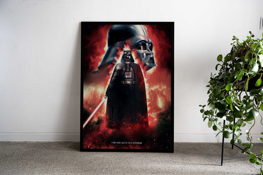 Vader Asian Style Poster | Wall Art for Home & Office | High-Quality Print - High-Quality Visual Display