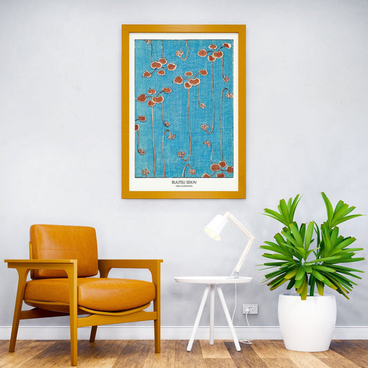 Vine Illustration Asian Style Poster | Wall Art for Home & Office | High-Quality Print - High-Quality Visual Display