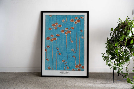 Vine Illustration Asian Style Poster | Wall Art for Home & Office | High-Quality Print - High-Quality Visual Display