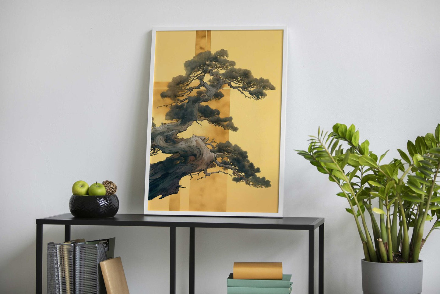 Vintage Bonsai Tree Art Asian Style Poster | Wall Art for Home & Office | High-Quality Print