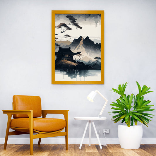 Vintage Japanese Art Asian Style Poster | Wall Art for Home & Office | High-Quality Print - High-Quality Visual Display