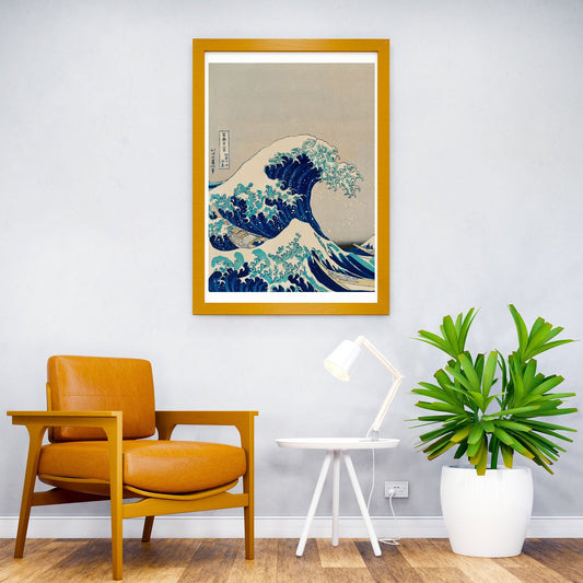 Vintage Japanese Waves Asian Style Poster | Wall Art for Home & Office | High-Quality Print - High-Quality Visual Display