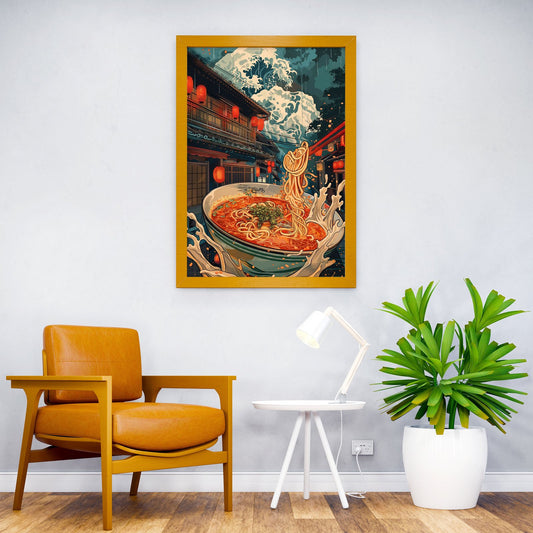 Vintage Ramen Asian Style Poster | Wall Art for Home & Office | High-Quality Print - High-Quality Visual Display