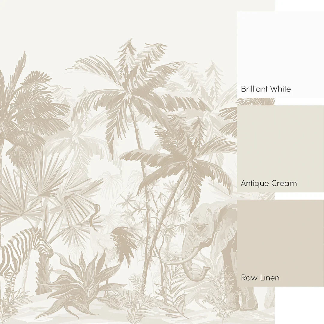Neutral Vintage Explorer Wall Mural