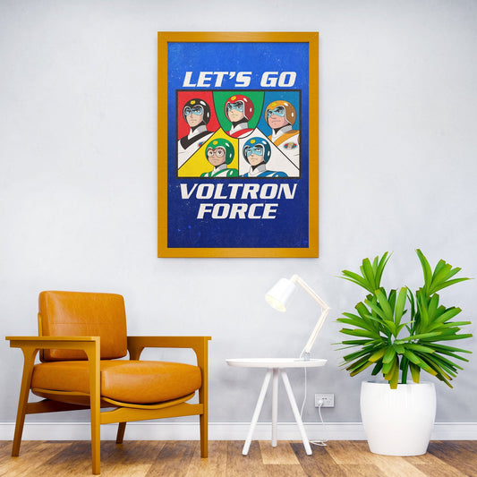 Voltron Force Asian Style Poster | Wall Art for Home & Office | High-Quality Print - High-Quality Visual Display