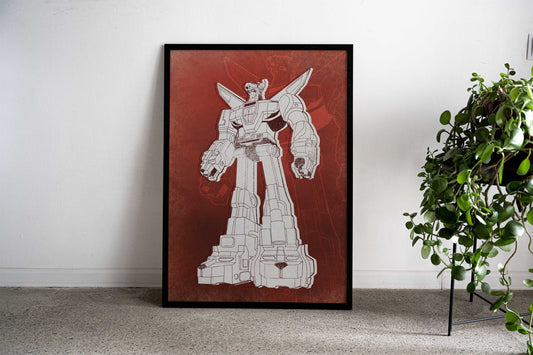 Voltron № 14 Asian Style Poster | Wall Art for Home & Office | High-Quality Print - High-Quality Visual Display