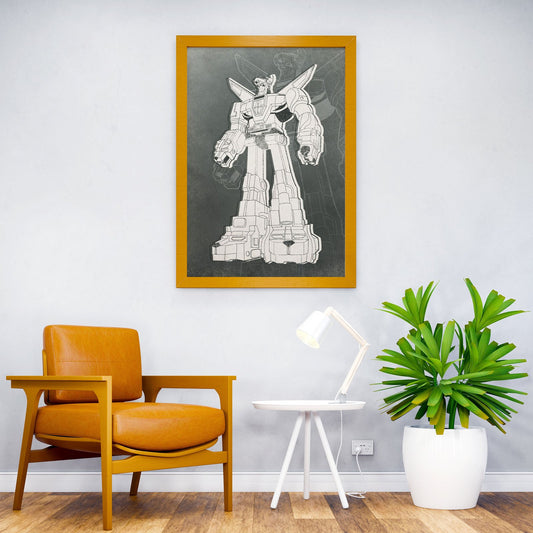 Voltron № 15 Asian Style Poster | Wall Art for Home & Office | High-Quality Print - High-Quality Visual Display